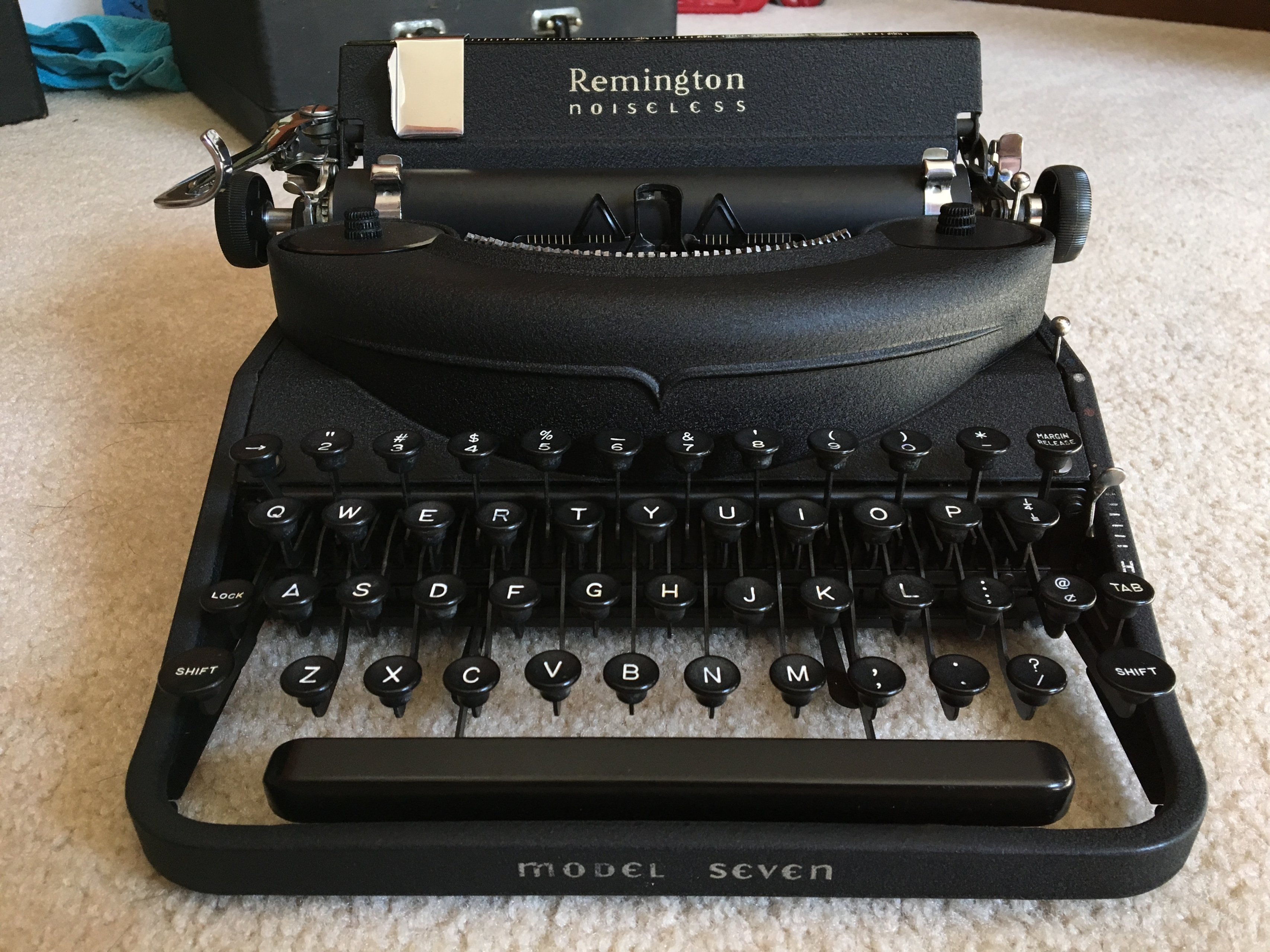 Portable Typewriter Ribbon ***High Quality*** Remington 7- Seven Black 
