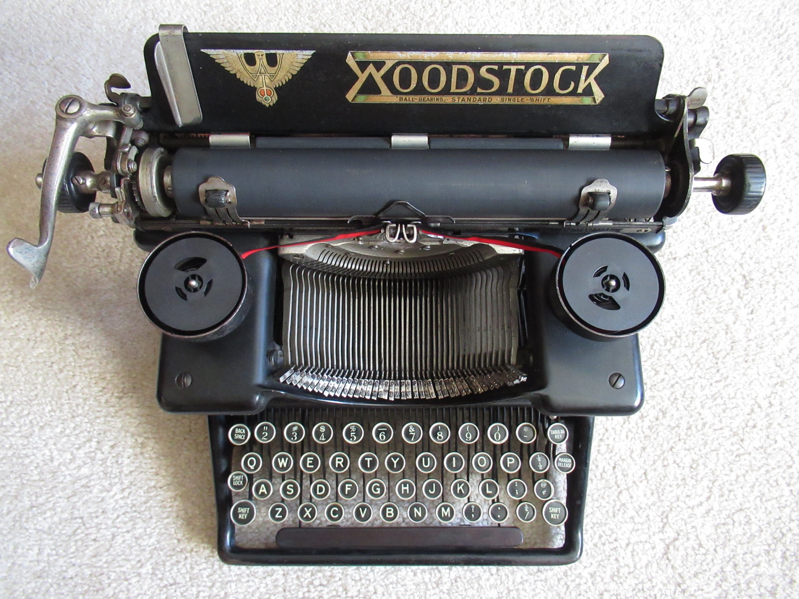 Vintage Woodstock Typewriter
